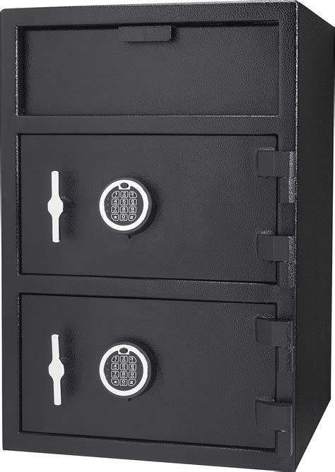 Tigerking Steel Double Door Depository Safe Front Loading Drop 